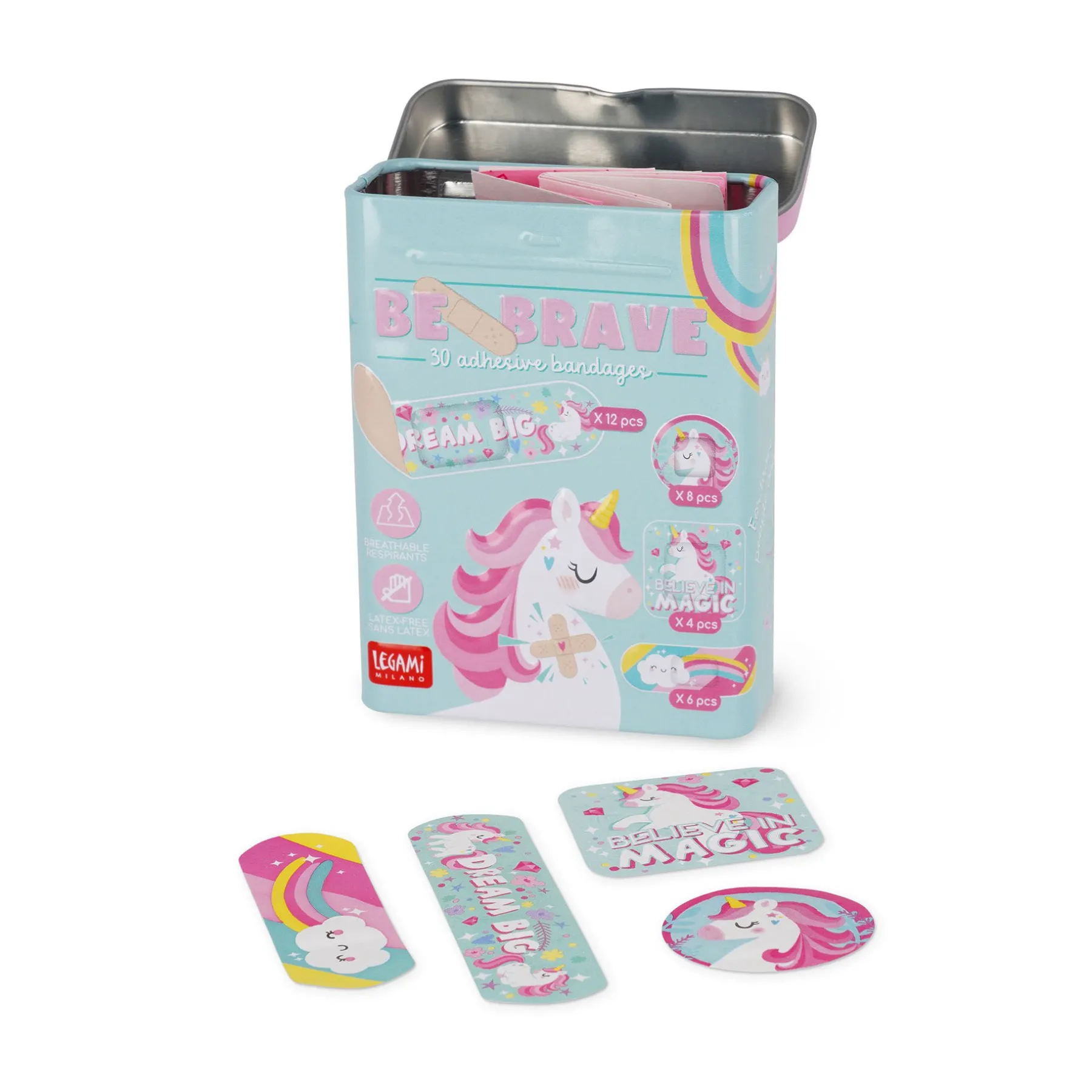 Legami Weitere Accessoires*30 Bedruckte Pflaster - Be Brave