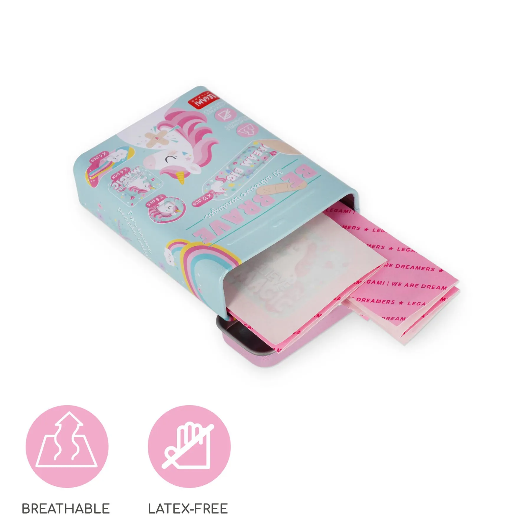 Legami Weitere Accessoires*30 Bedruckte Pflaster - Be Brave