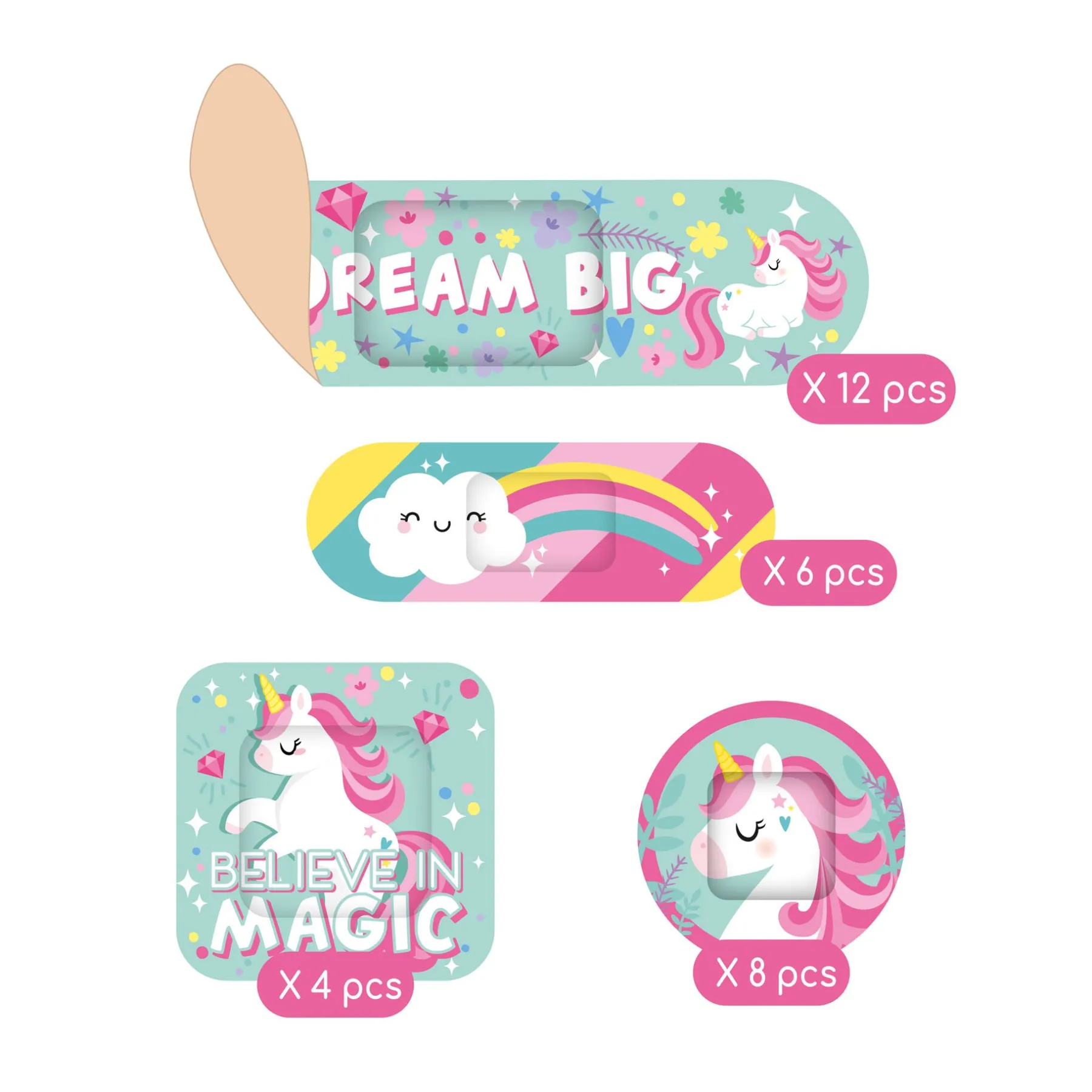 Legami Weitere Accessoires*30 Bedruckte Pflaster - Be Brave