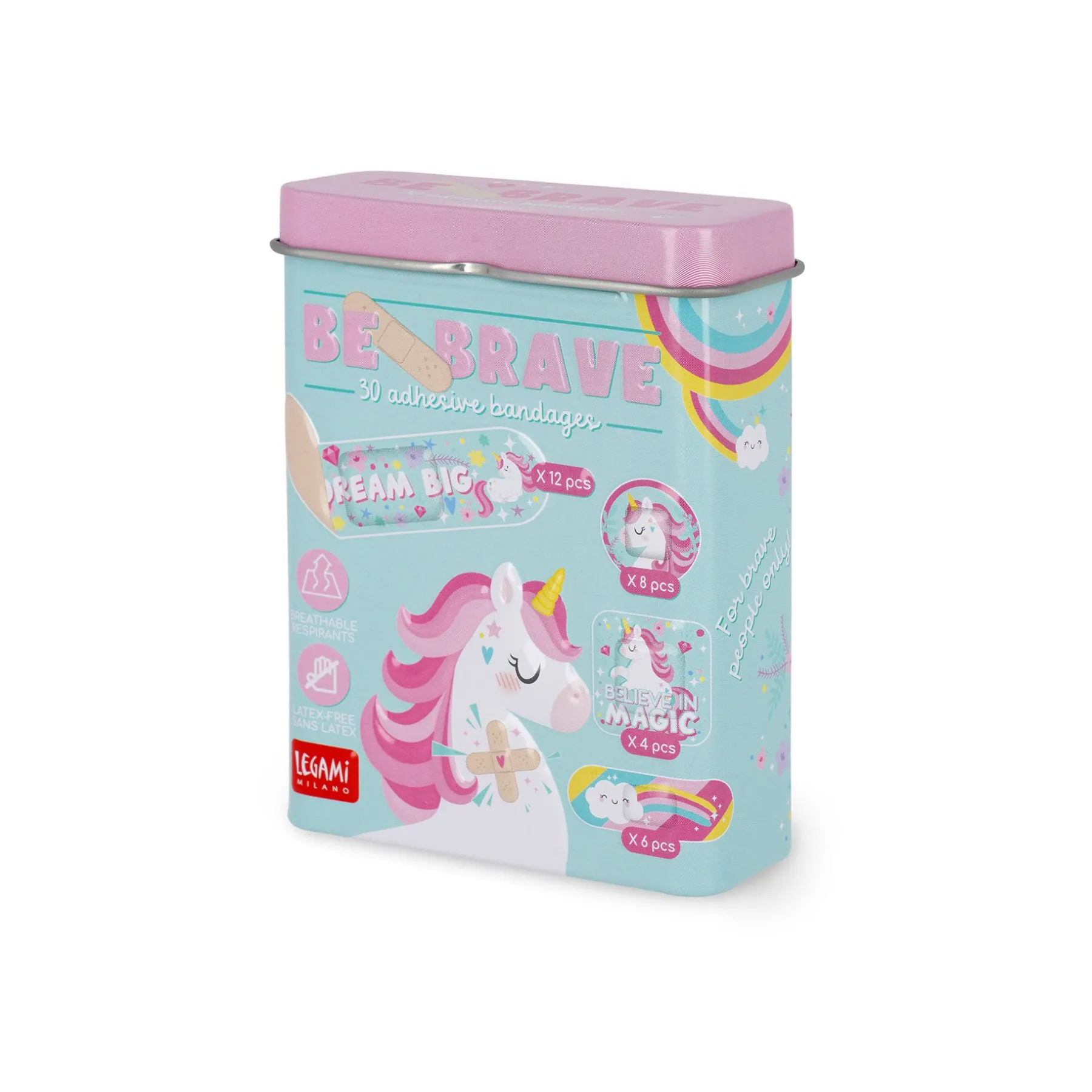Legami Weitere Accessoires*30 Bedruckte Pflaster - Be Brave