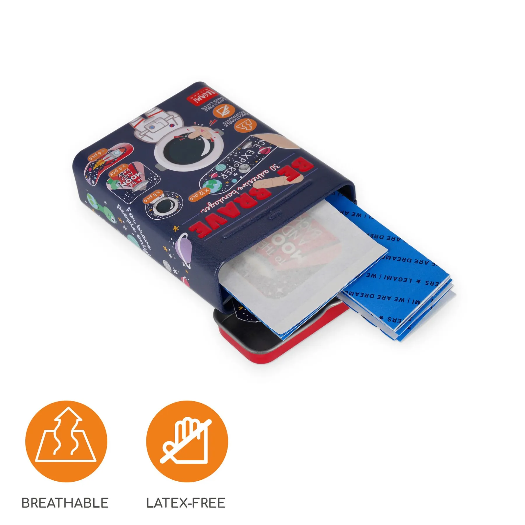 Legami Weitere Accessoires*30 Bedruckte Pflaster - Be Brave