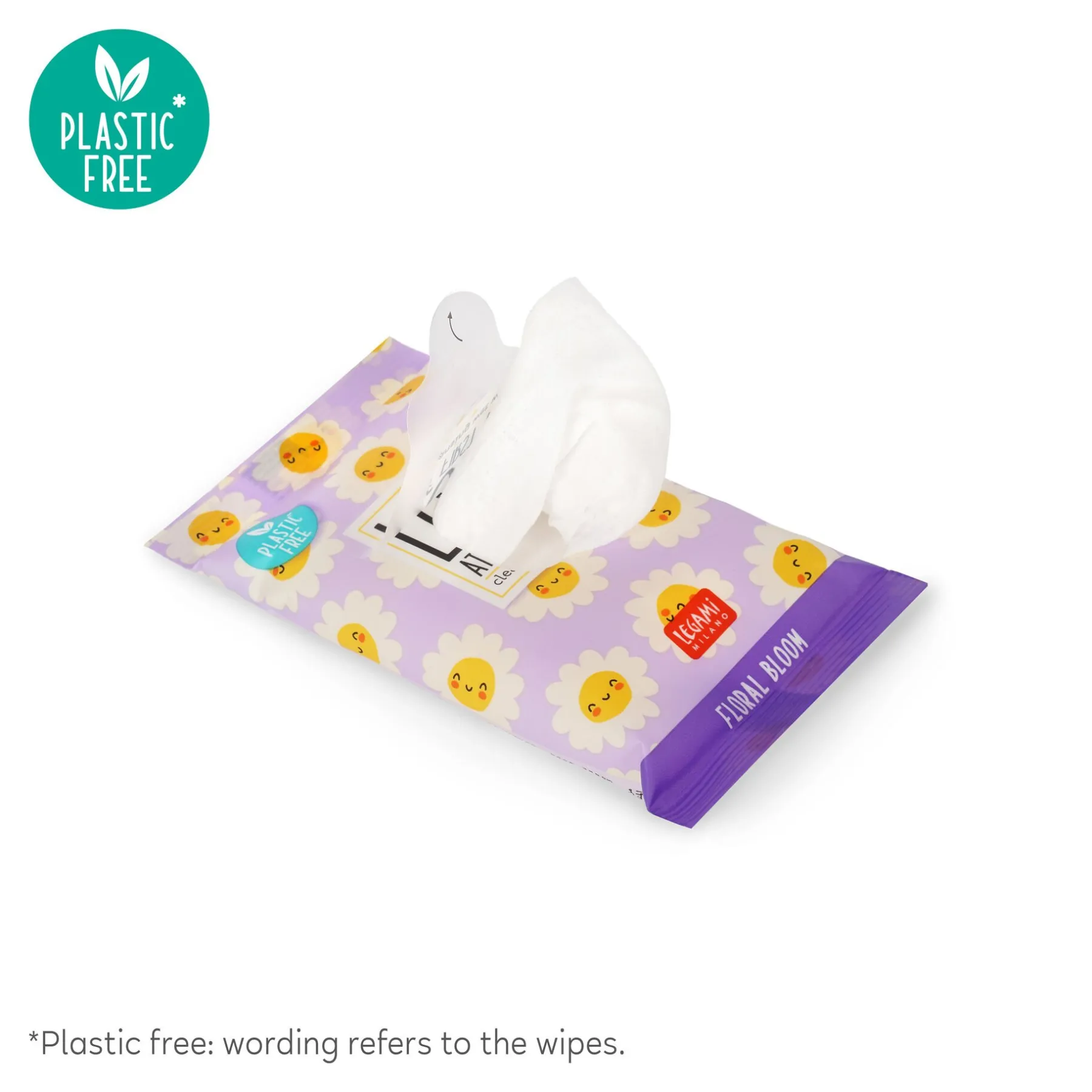 Legami Gesicht Und Körper*10 feuchte Reinigungstücher für Hände und Gesicht - Love At First Wipe