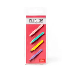 Legami Beauty-Accessoires*4 Mini-Pinzetten im Set - Bye Bye Frida
