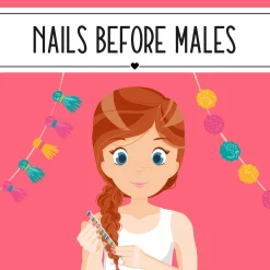 Legami Beauty-Accessoires*3 Nagelfeilen im Set - Nails Before Males