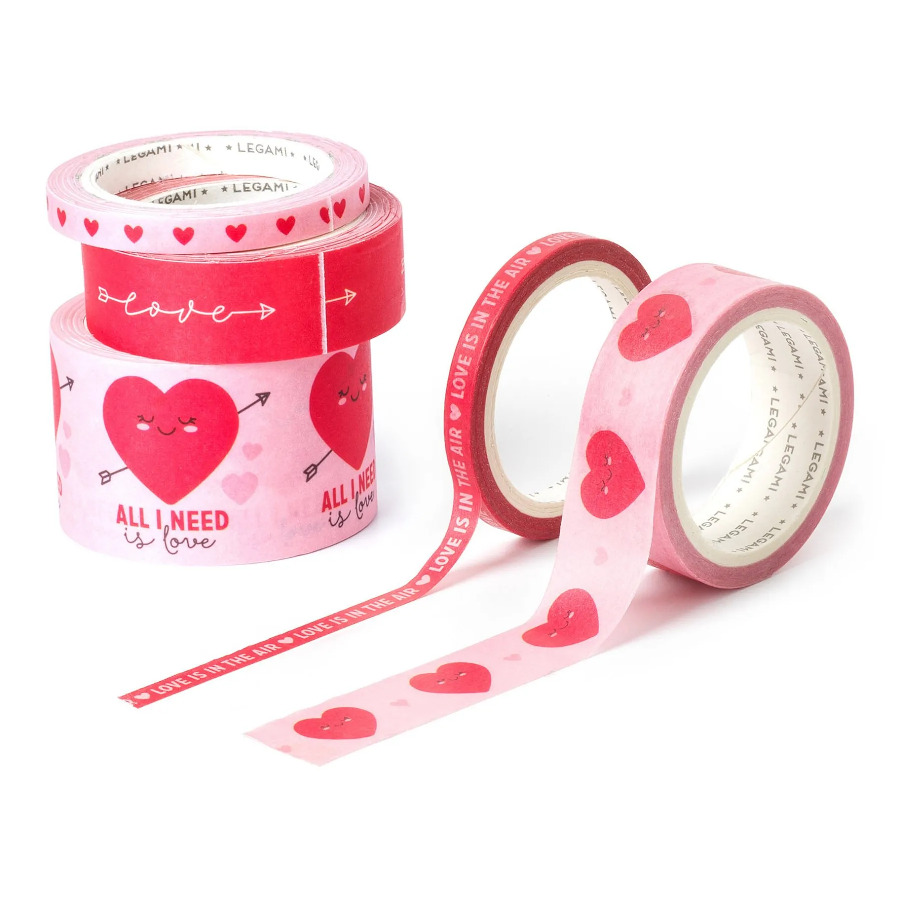 Legami Mehr Schreibwaren*5 Papier-Klebebänder im Set - Tape by Tape