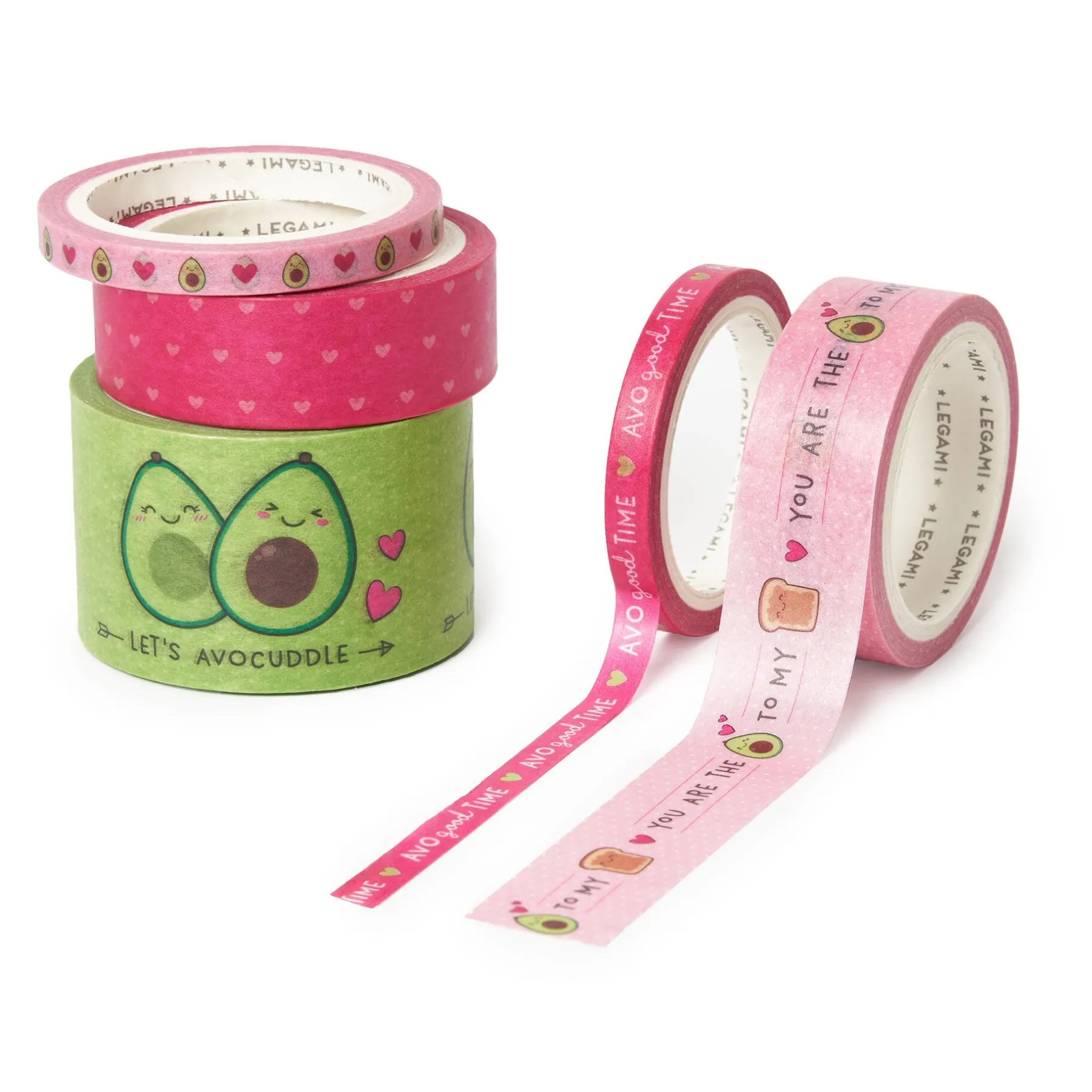 Legami Mehr Schreibwaren*5 Papier-Klebebänder im Set - Tape by Tape