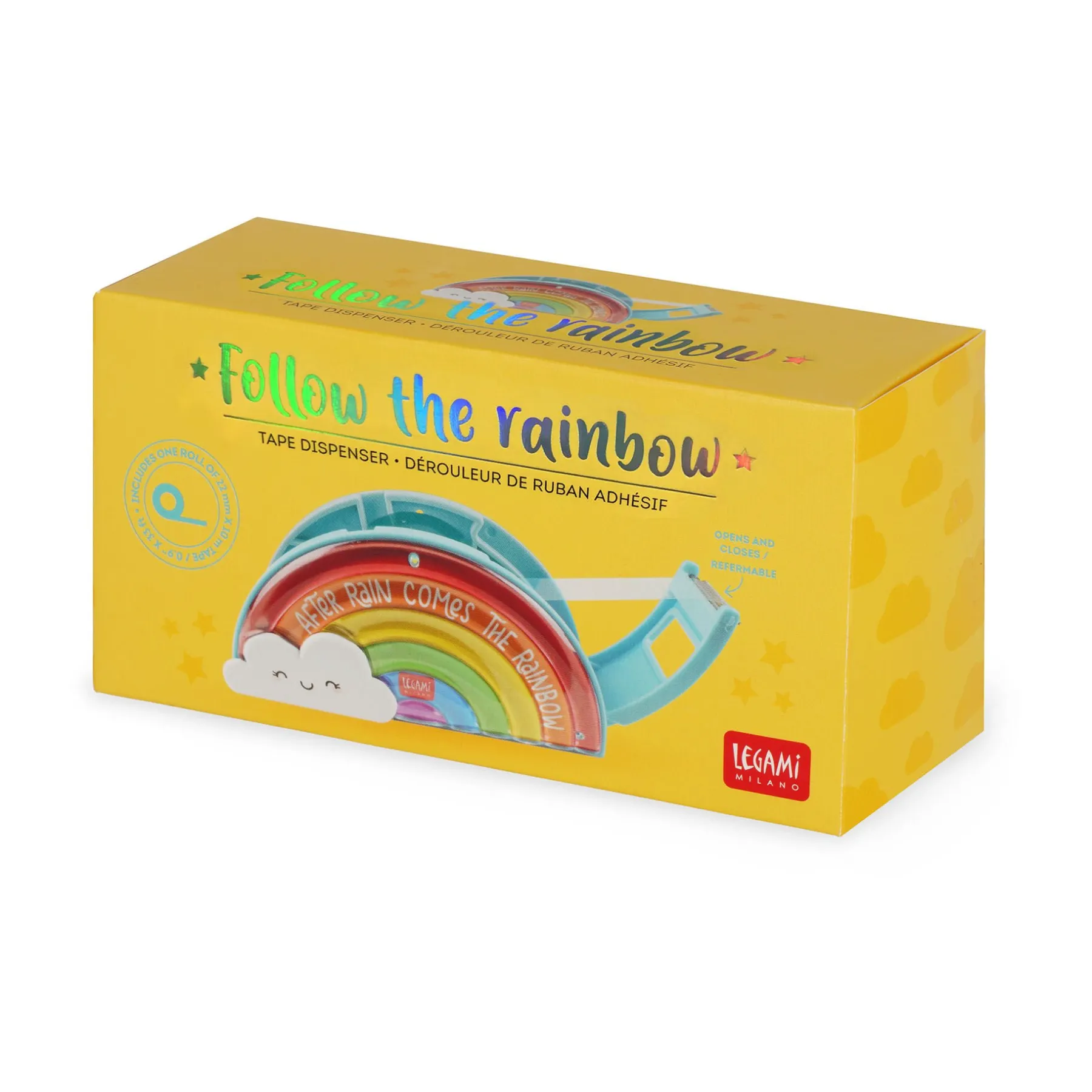 Legami Mehr Schreibwaren*Abrollgerät für Klebeband - Follow The Rainbow