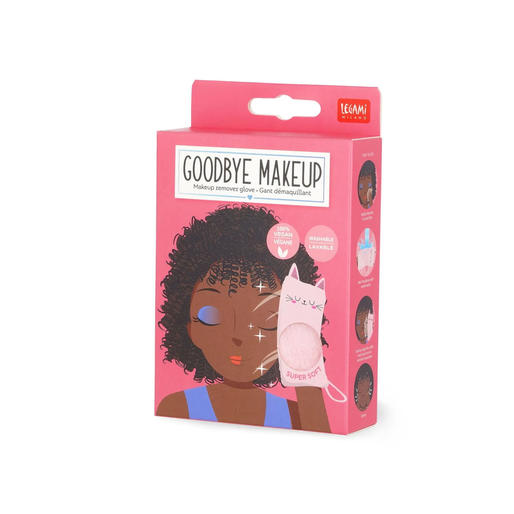 Legami Gesicht Und Körper*Abschminkhandschuh - Goodbye Makeup!