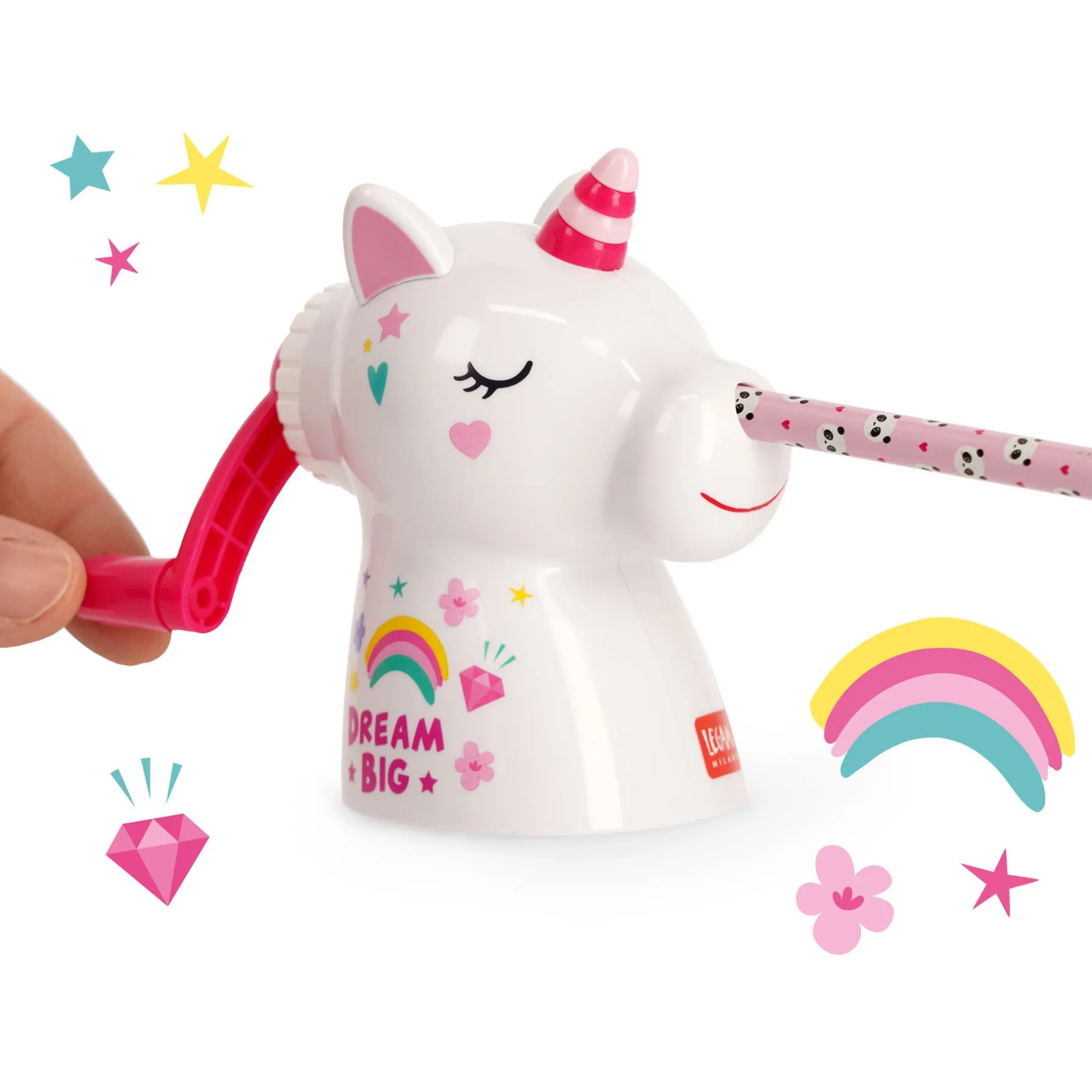 Legami Spitzer*Anspitzer mit Handkurbel - Dream Big