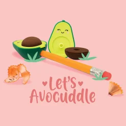 Legami Spitzer|Radiergummis Und Korrekturroller*Anspitzer mit Radiergummi - Let's Avocuddle