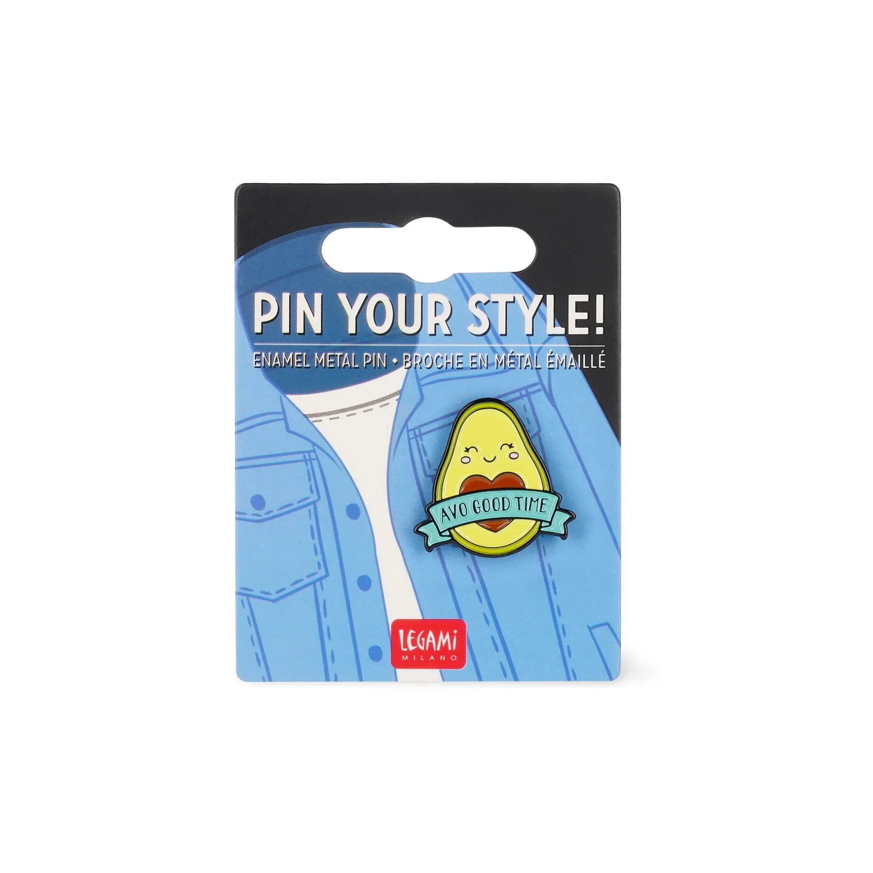 Legami Broschen*Anstecknadel aus emailliertem Metall - Pin Your Style!
