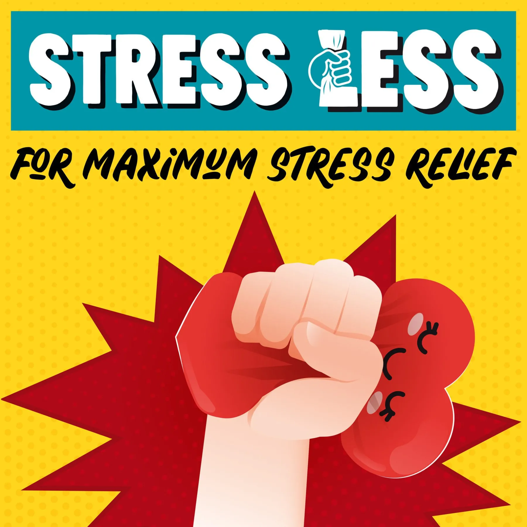 Legami Spiele*Anti-Stress-Squishy - Stress Less