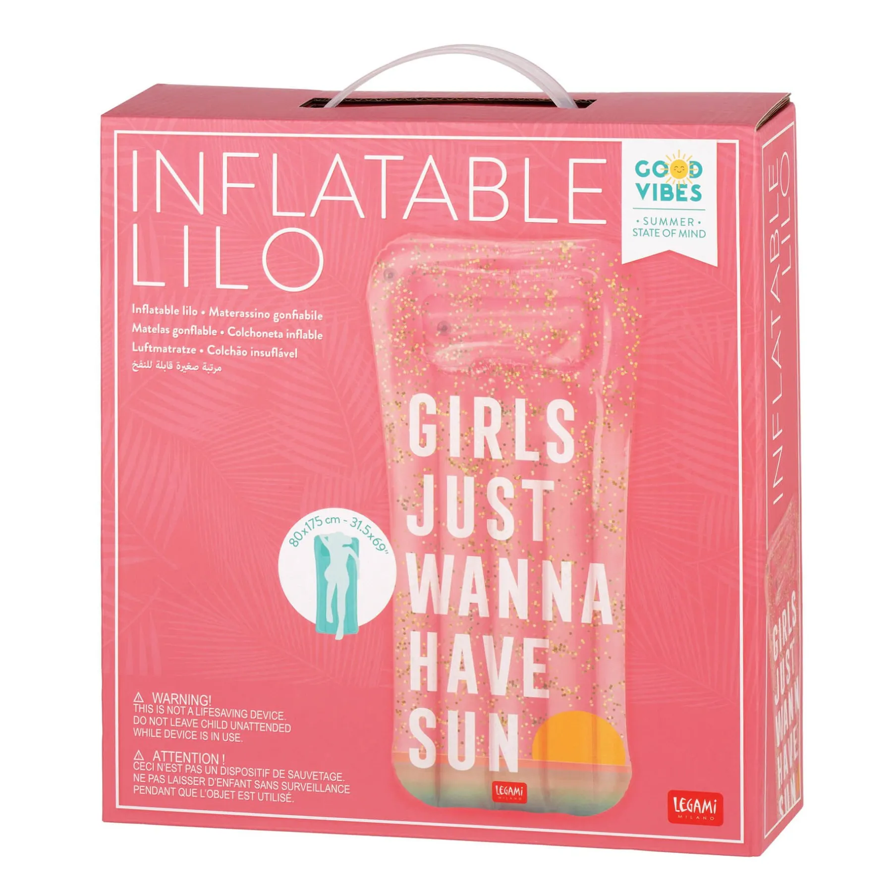 Legami Schlauchboote*Aufblasbare Luftmatratze - Inflatable Pillow