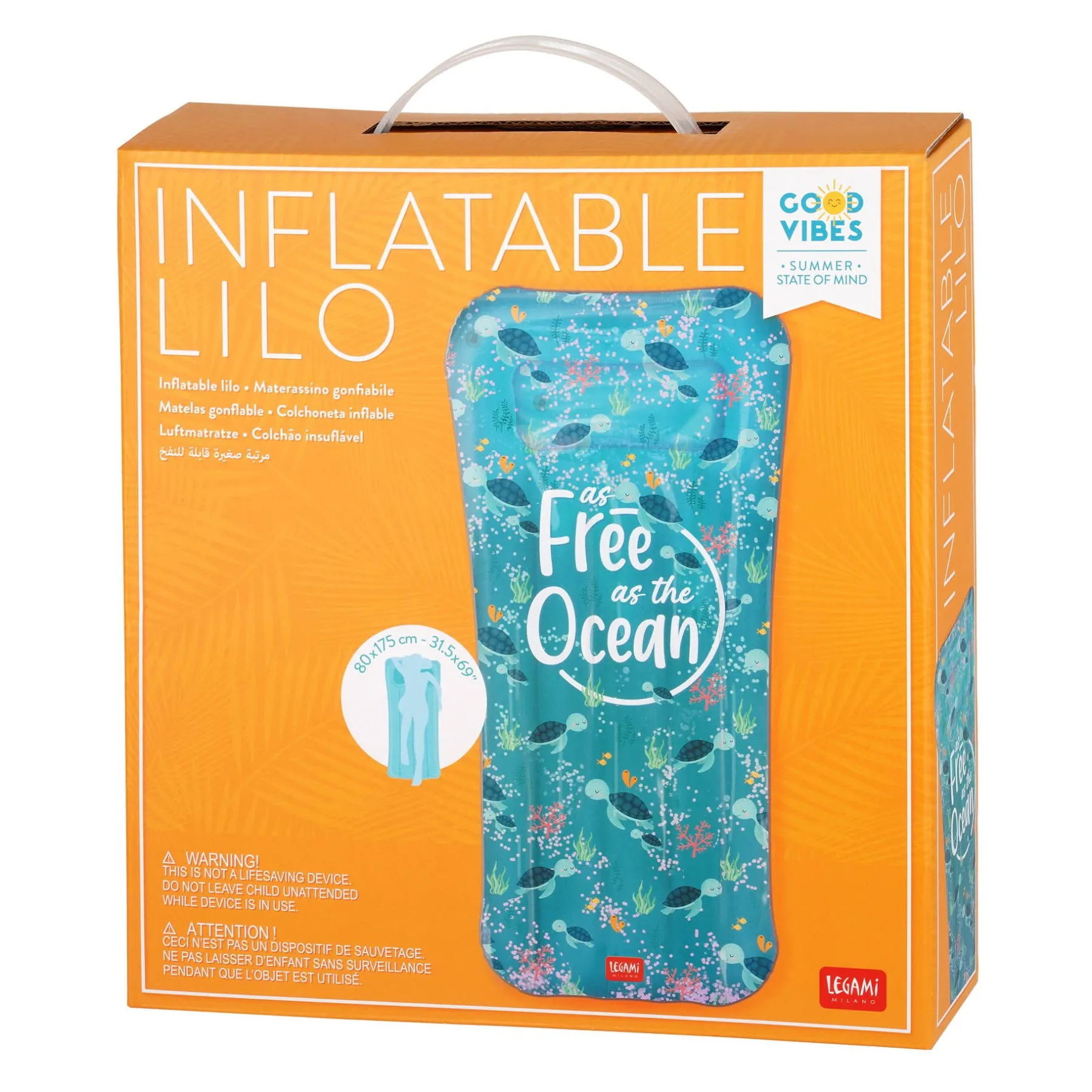 Legami Schlauchboote*Aufblasbare Luftmatratze - Inflatable Pillow