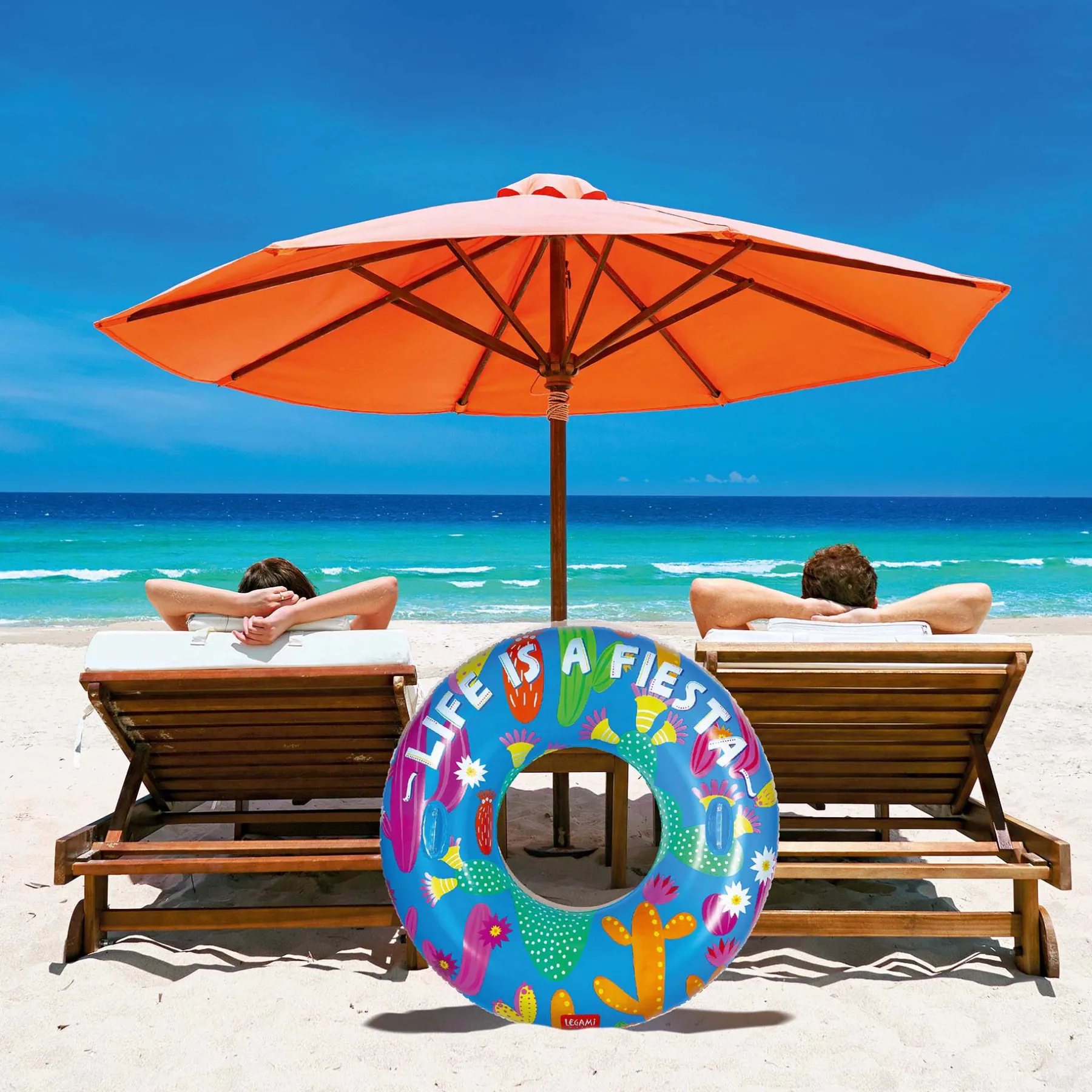Legami Schlauchboote*Aufblasbarer Maxi-Schwimmring - Maxi Pool Ring
