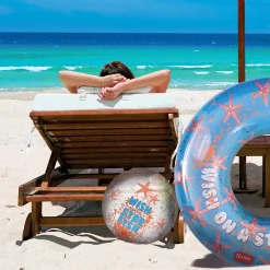 Legami Spiele Am Strand|Schlauchboote*Aufblasbarer Strandball - Glitter Beach Ball