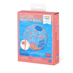 Legami Spiele Am Strand|Schlauchboote*Aufblasbarer Strandball - Glitter Beach Ball