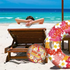 Legami Spiele Am Strand|Schlauchboote*Aufblasbarer Strandball - Glitter Beach Ball