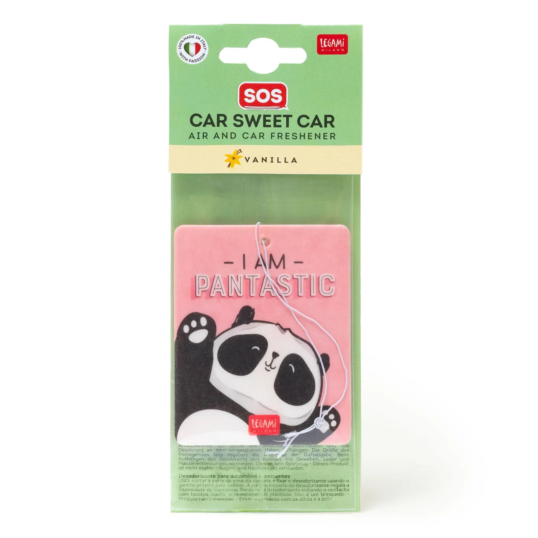 Legami Weitere Accessoires|Reise-Accessoires*Duftspender für Auto und Innenräume - SOS Car Sweet Car