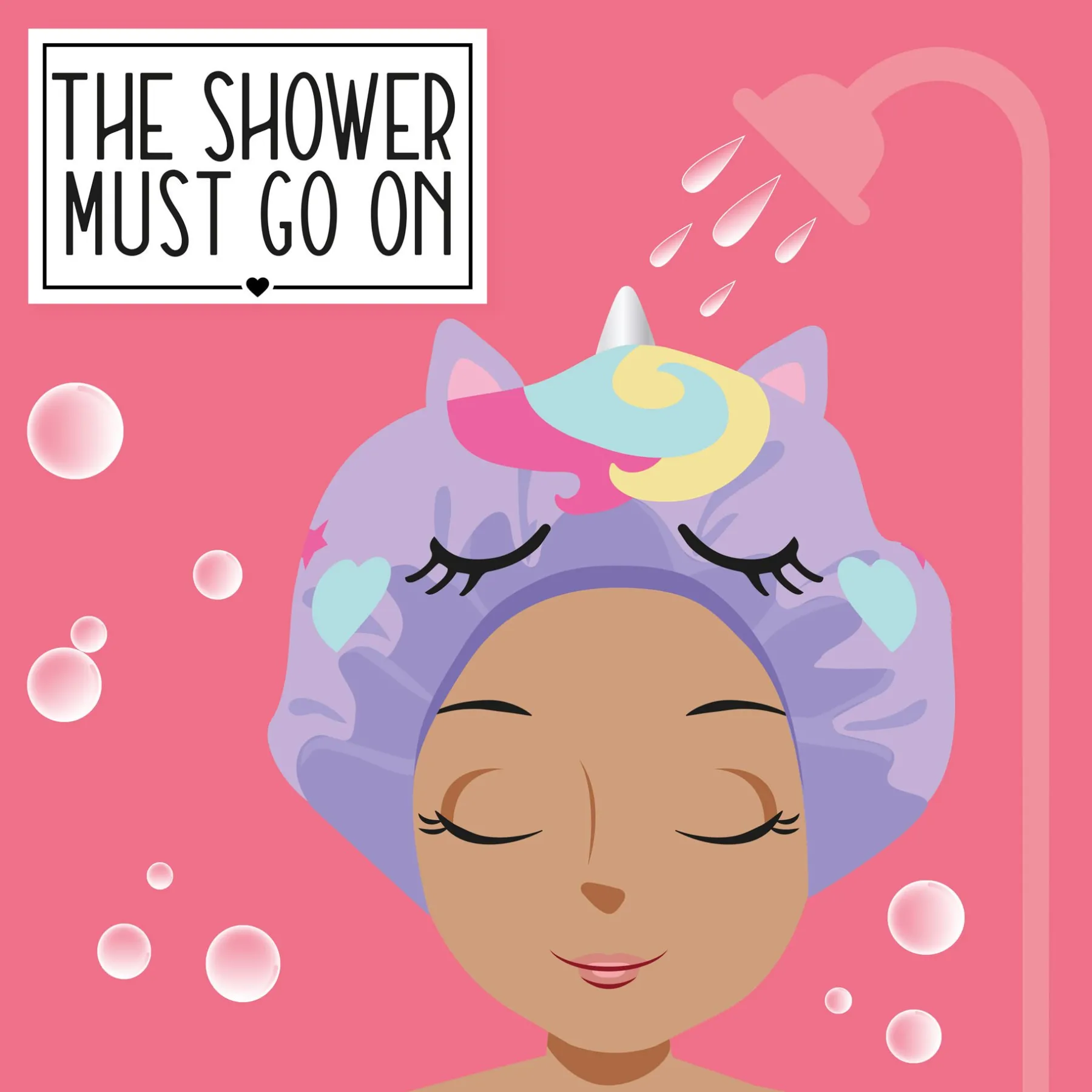 Legami Gesicht Und Körper*Duschhaube - The Shower Must Go On