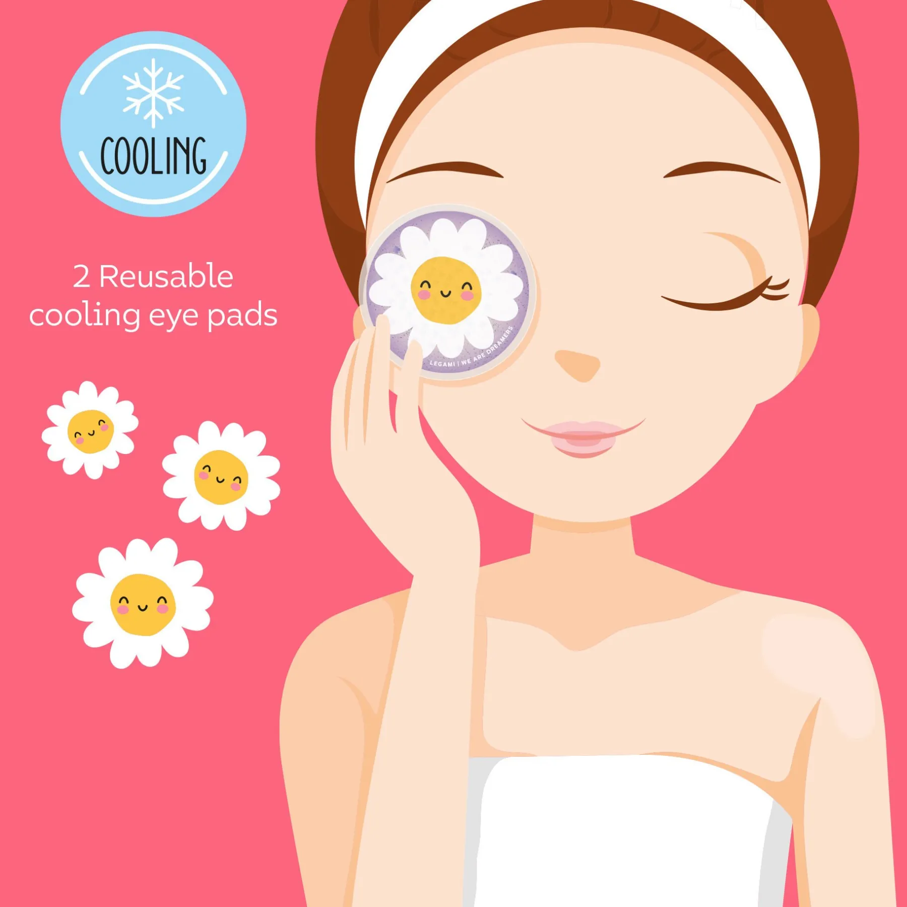 Legami Beauty-Accessoires*Erfrischende Augenpads - Chill Out