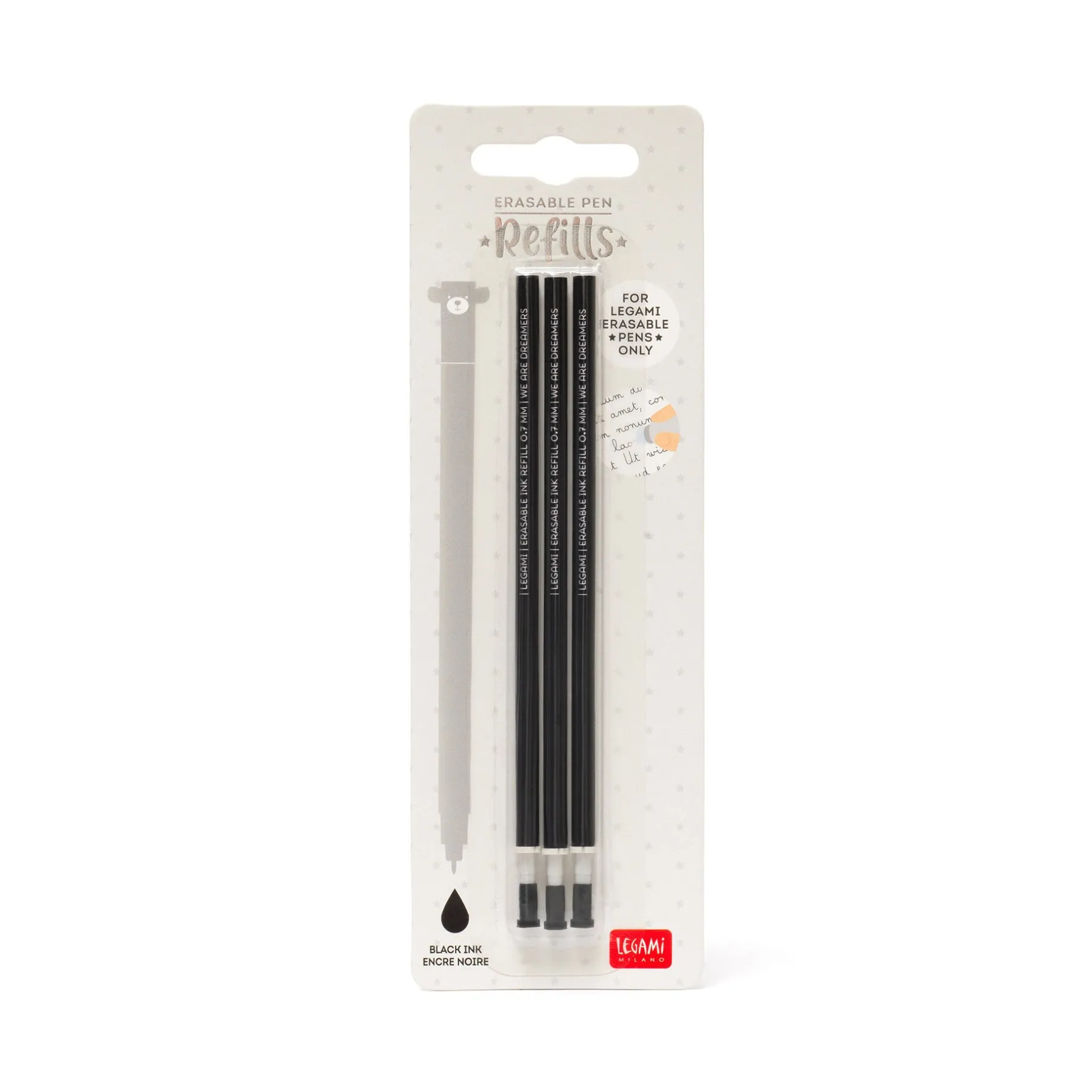 Legami Erasables Stifte Nachfüllminen*Ersatzmine für löschbaren Gelstift - Erasable Pen