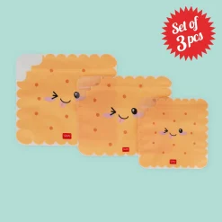 Legami Weitere Küchen-Accessoires*3er-Set Lebensmittelbeutel - Snack Bags