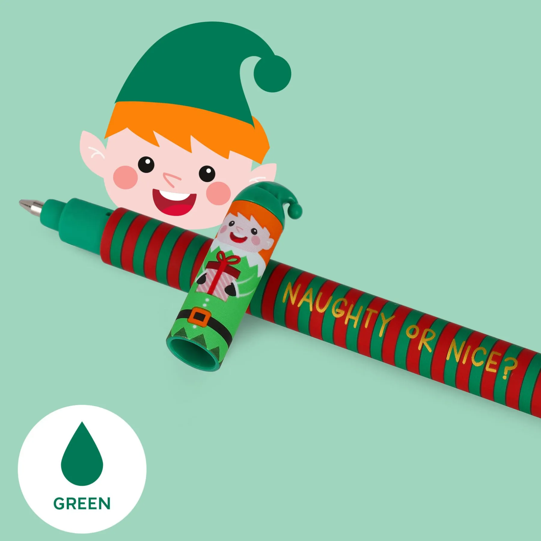 Legami Party-Accessoires|Zum Verpacken Von Geschenken*3er-Set Löschbaren Gelstiften - Erasable Pen
