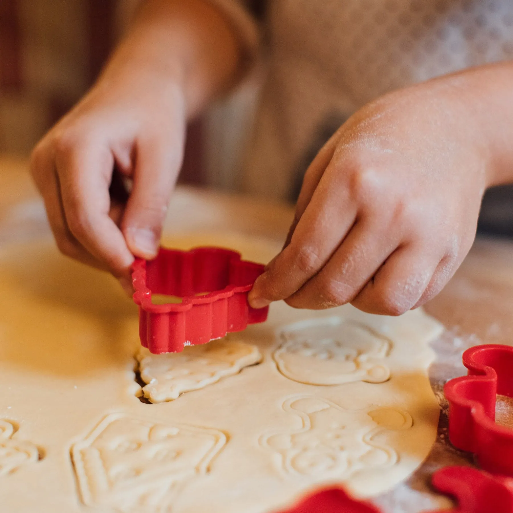 Legami Weitere Küchen-Accessoires|Party-Accessoires*5er-Set Plätzchenformen mit Stempel - Cookie Time!
