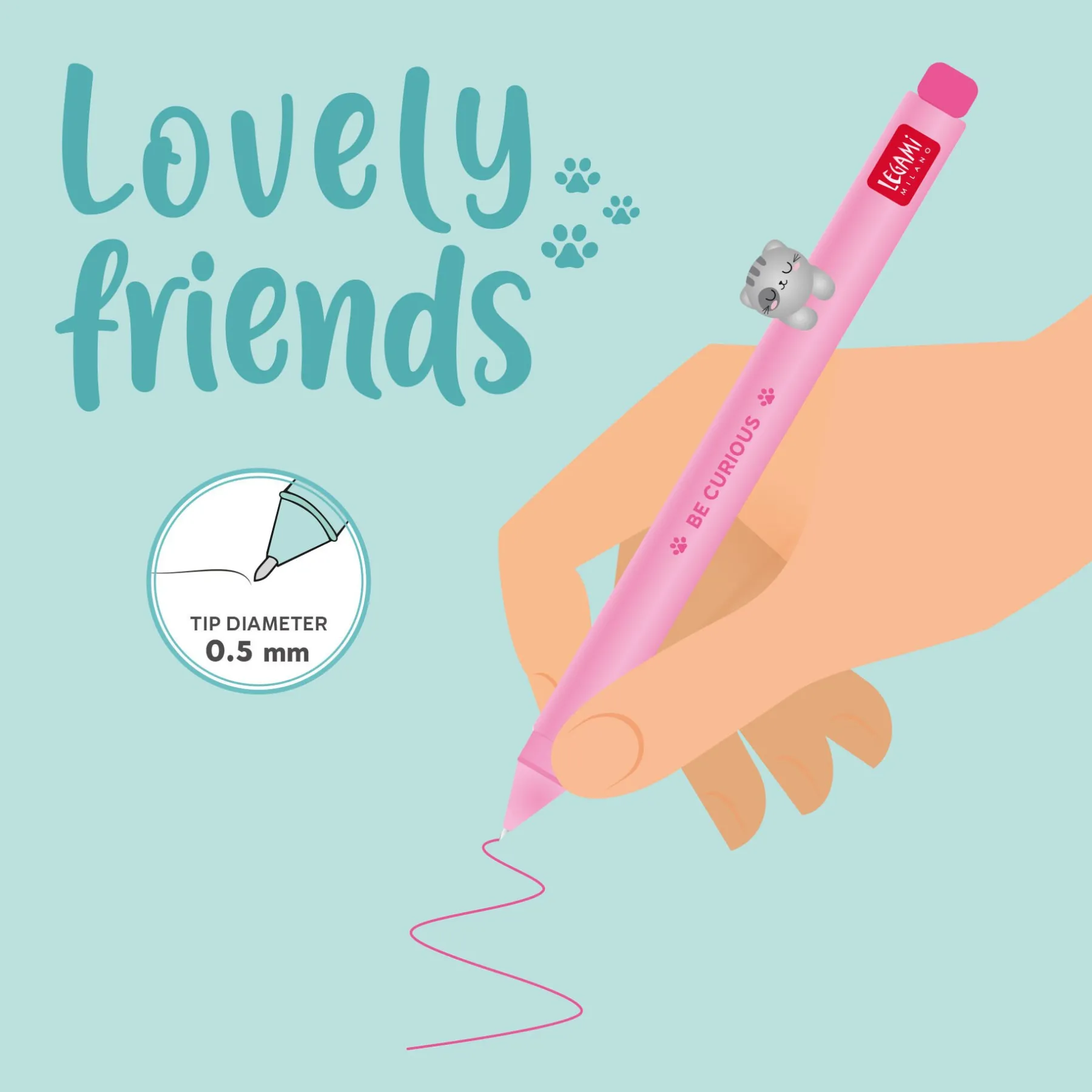 Legami Kugelschreiber Und Gelstifte*Gelstift - Lovely Friends