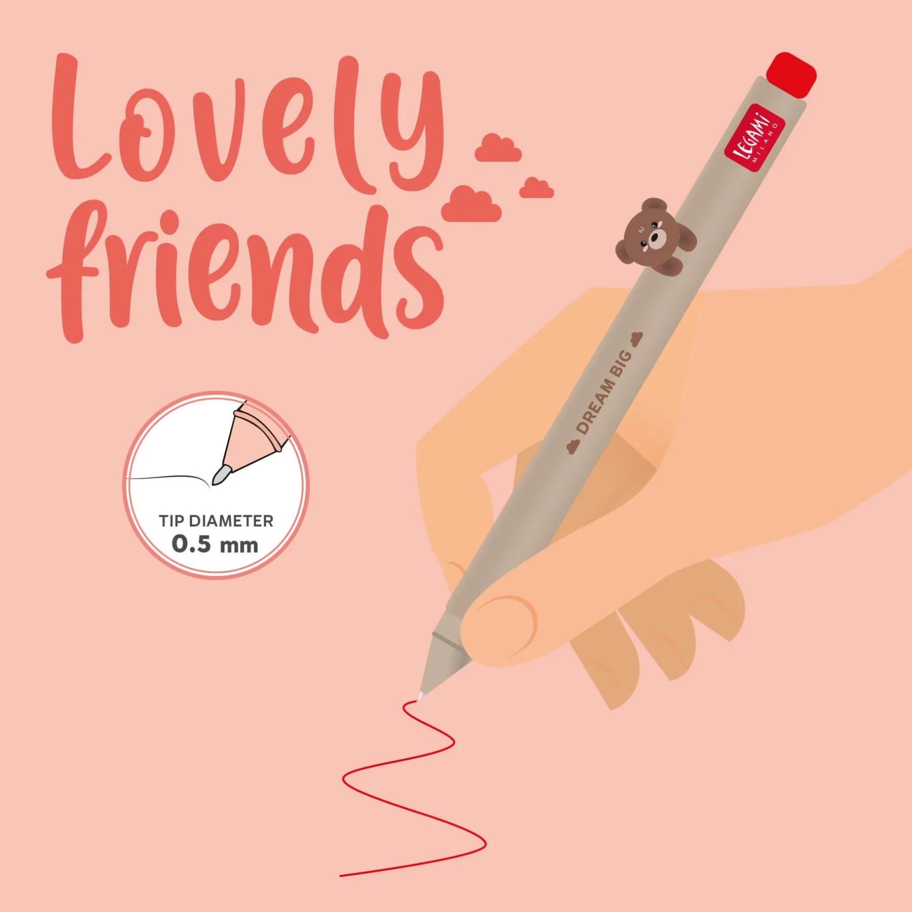 Legami Kugelschreiber Und Gelstifte*Gelstift - Lovely Friends