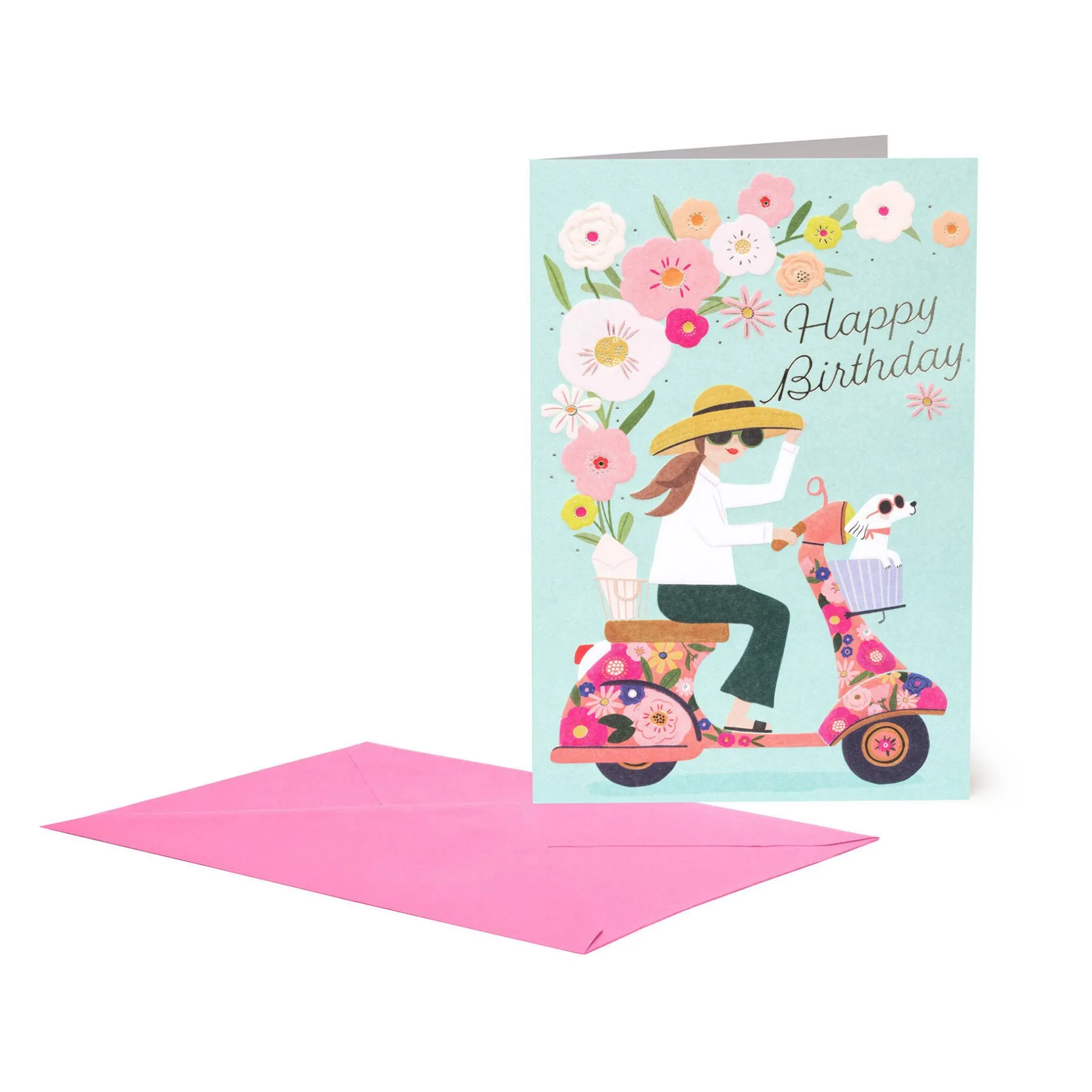Legami Geburtstagskarten*Glückwunschkarte Geburtstag - Bike Girl