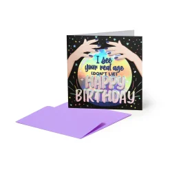 Legami Geburtstagskarten*Glückwunschkarte Geburtstag - Crystal Ball