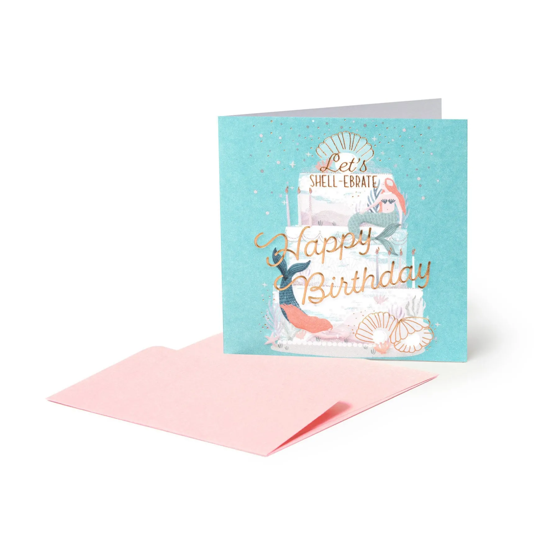 Legami Geburtstagskarten*Glückwunschkarte Geburtstag - Mermaid Cake