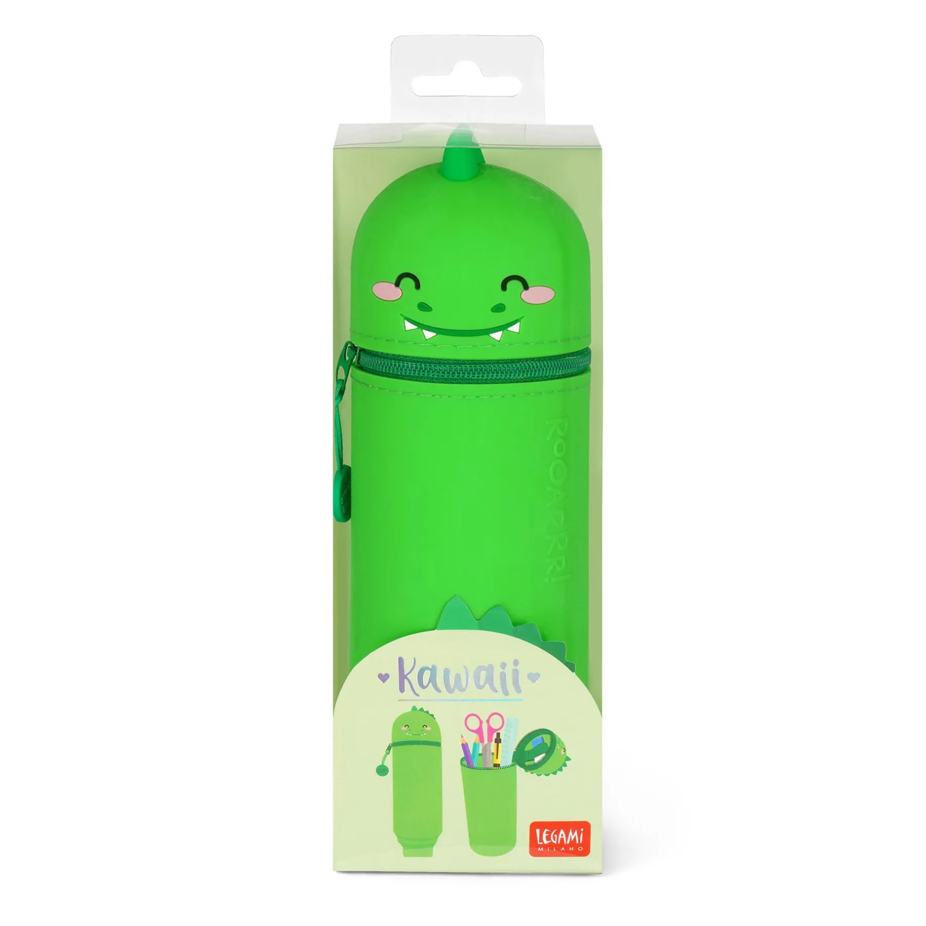 Legami Federmäppchen*2-in-1-Federmäppchen aus Silikon - Kawaii