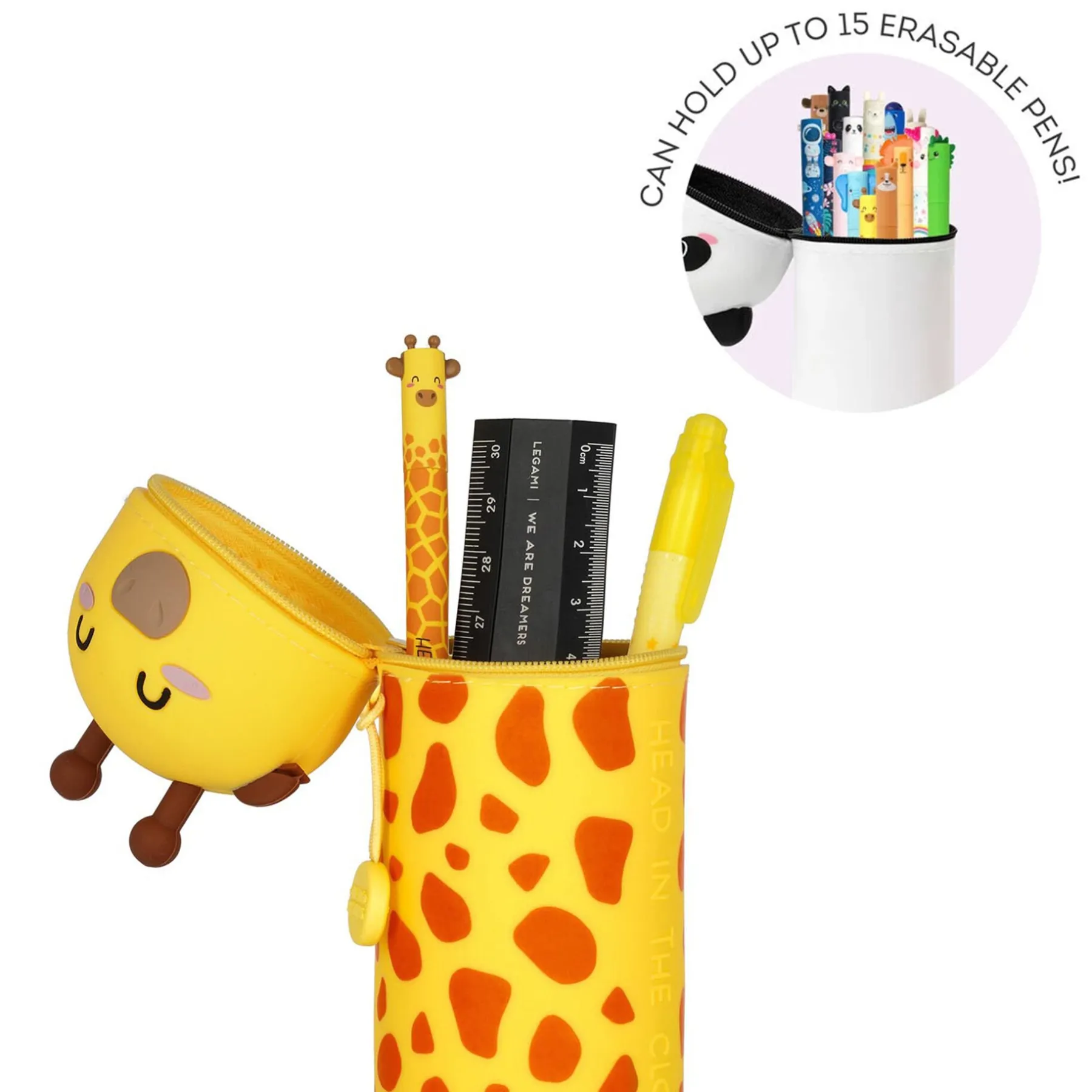 Legami Federmäppchen*2-in-1-Federmäppchen aus Silikon - Kawaii