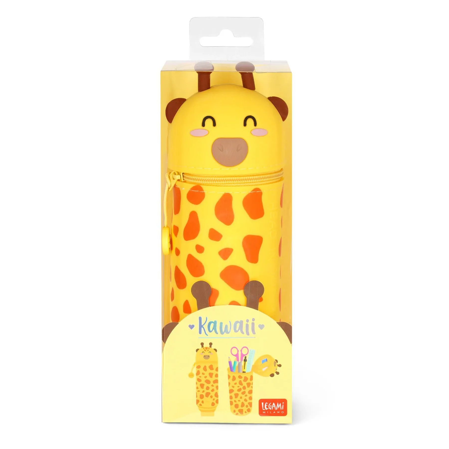 Legami Federmäppchen*2-in-1-Federmäppchen aus Silikon - Kawaii