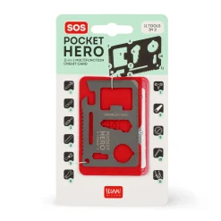 Legami Weitere Accessoires*11-in-1-Multifunktionswerkzeug aus Stahl - SOS Pocket Hero