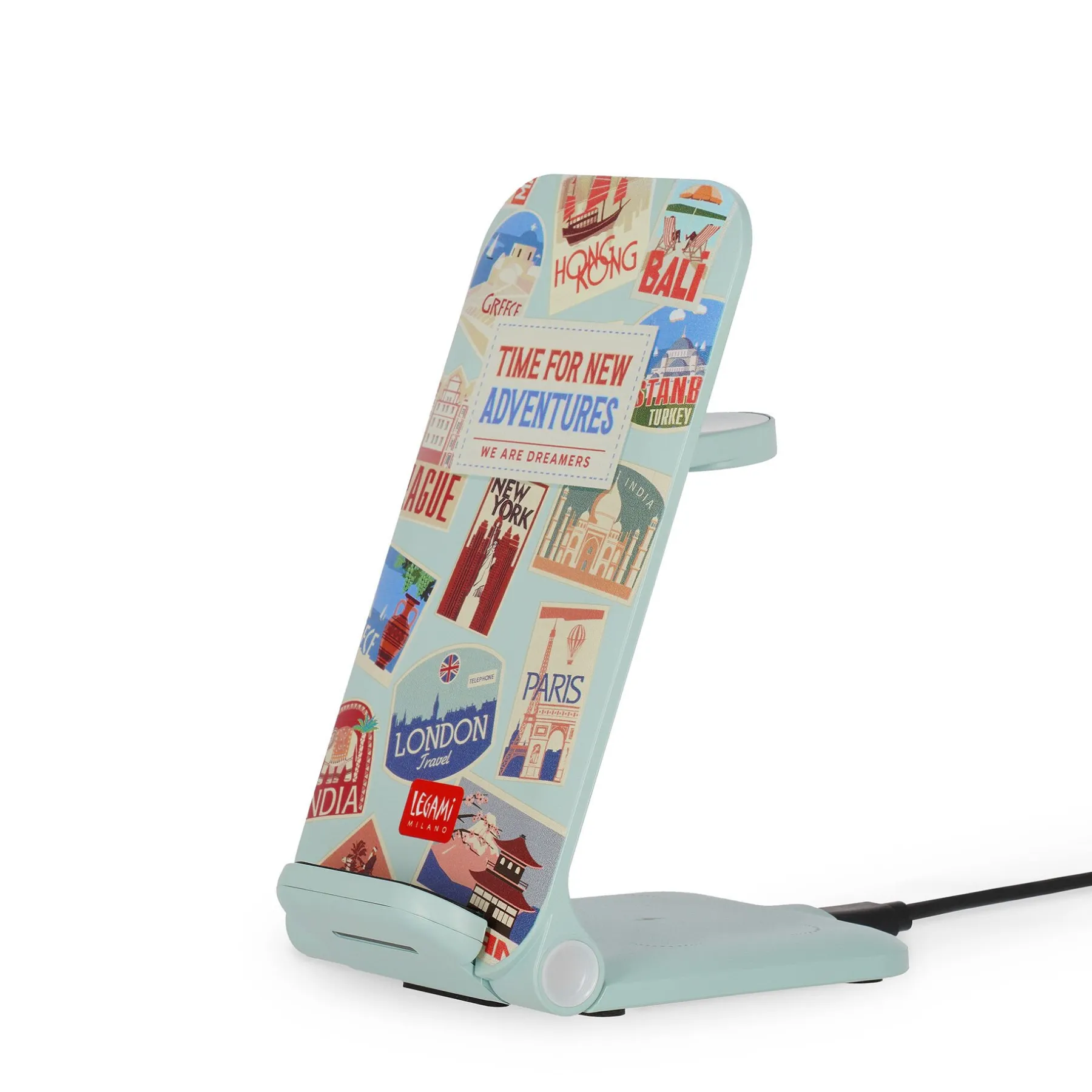 Legami Power-Banks Und Ladegeräte*Kabellose 3-in-1-Ladestation - Charging Station