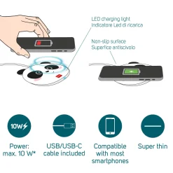 Legami Power-Banks Und Ladegeräte*Kabellose Ladestation für Smartphone - Super Fast