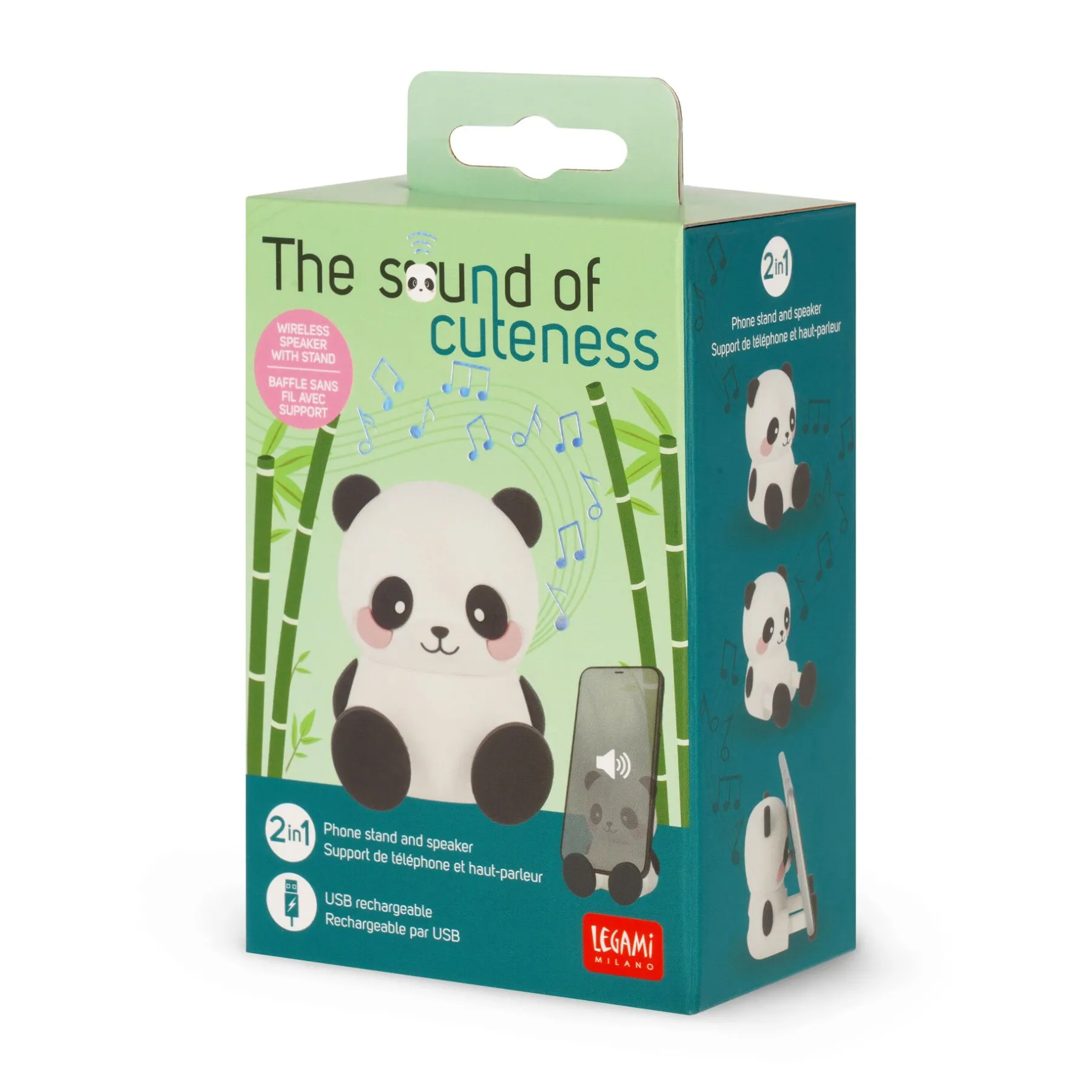 Legami Lautsprecher*Kabelloser Speaker mit Halterung - The Sound of Cuteness