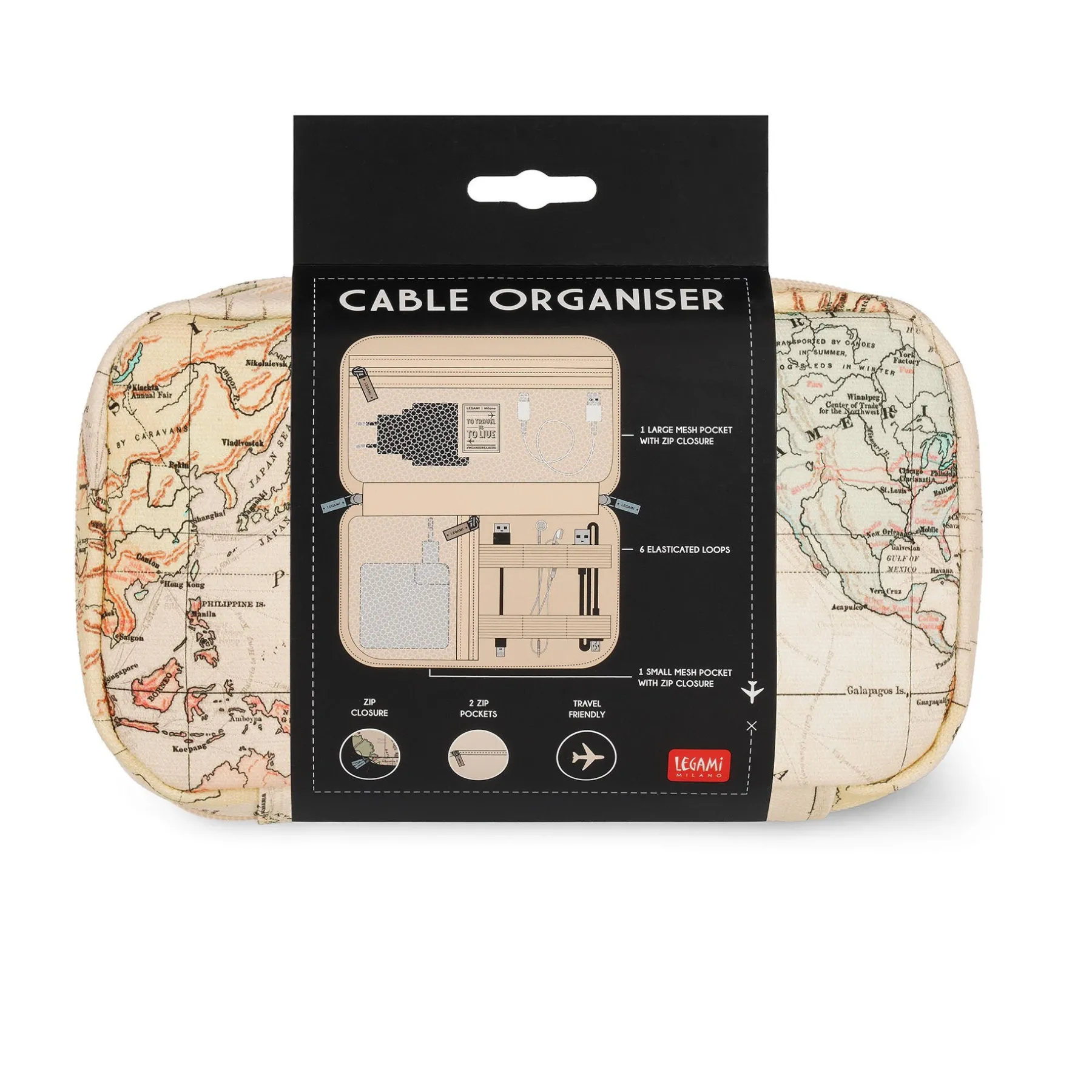 Legami Reise-Accessoires*Kabel-Organizer - Cable Organiser