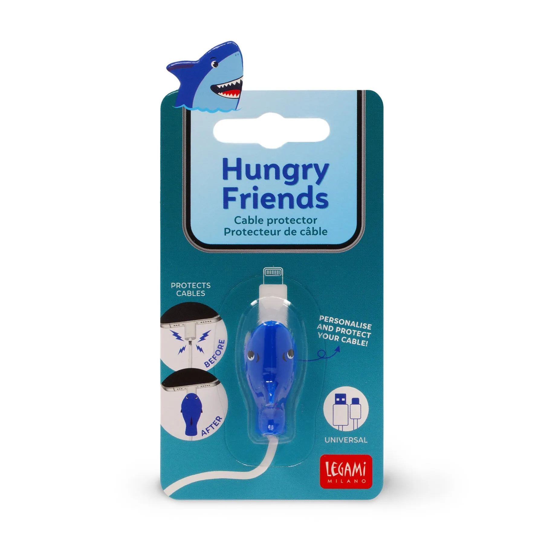 Legami Zubehör Für Smartphone, Pc, Tablet*Kabelschutz - Hungry Friends