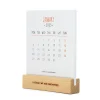 Legami Tischkalender*Kalender mit Basis aus Holz - 2025