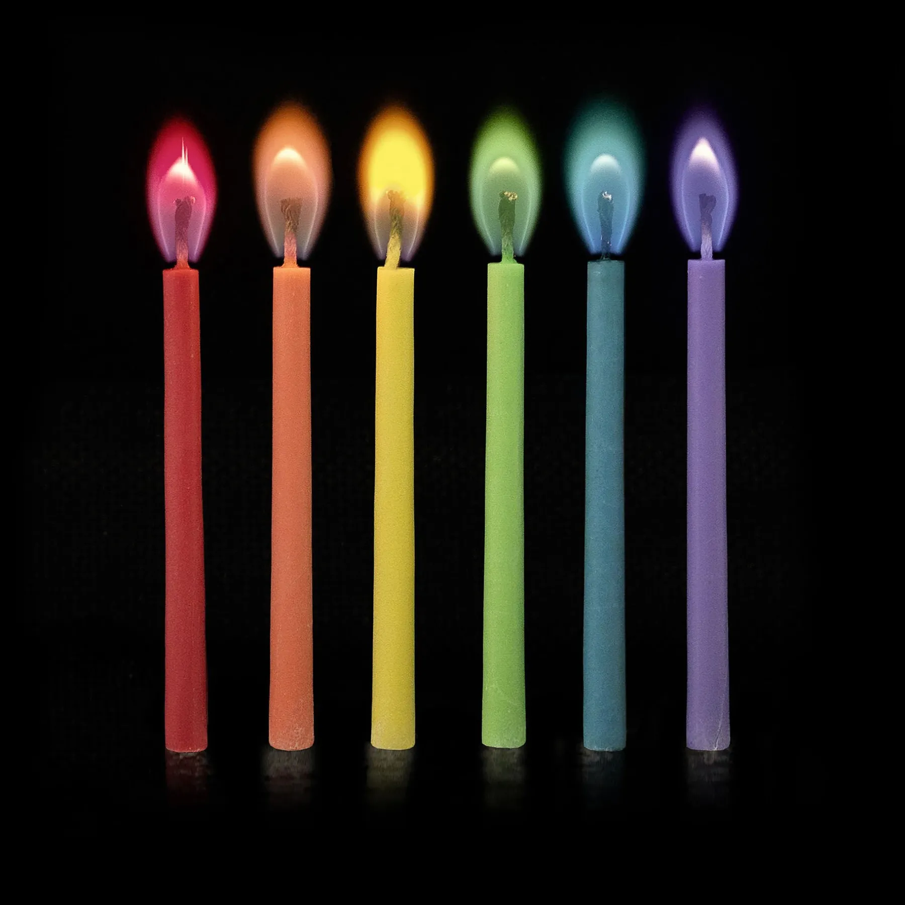 Legami Party-Accessoires*Kerzen mit farbigen Flammen