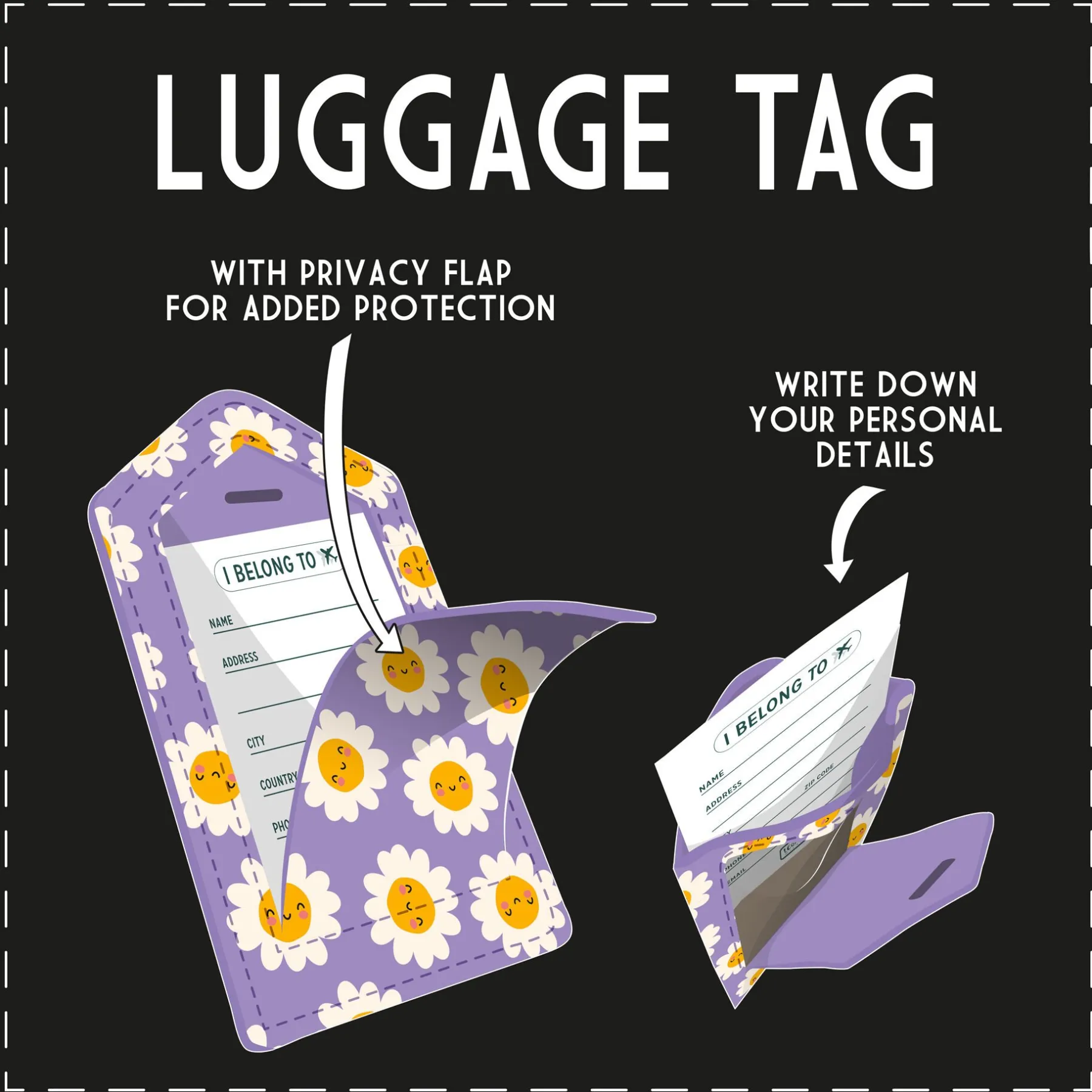 Legami Reise-Accessoires*Kofferetikett - Luggage Tag
