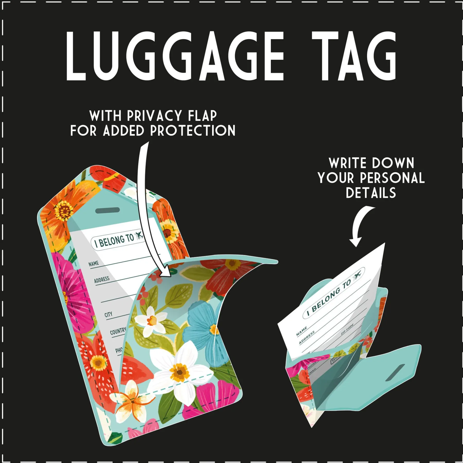 Legami Reise-Accessoires*Kofferetikett - Luggage Tag