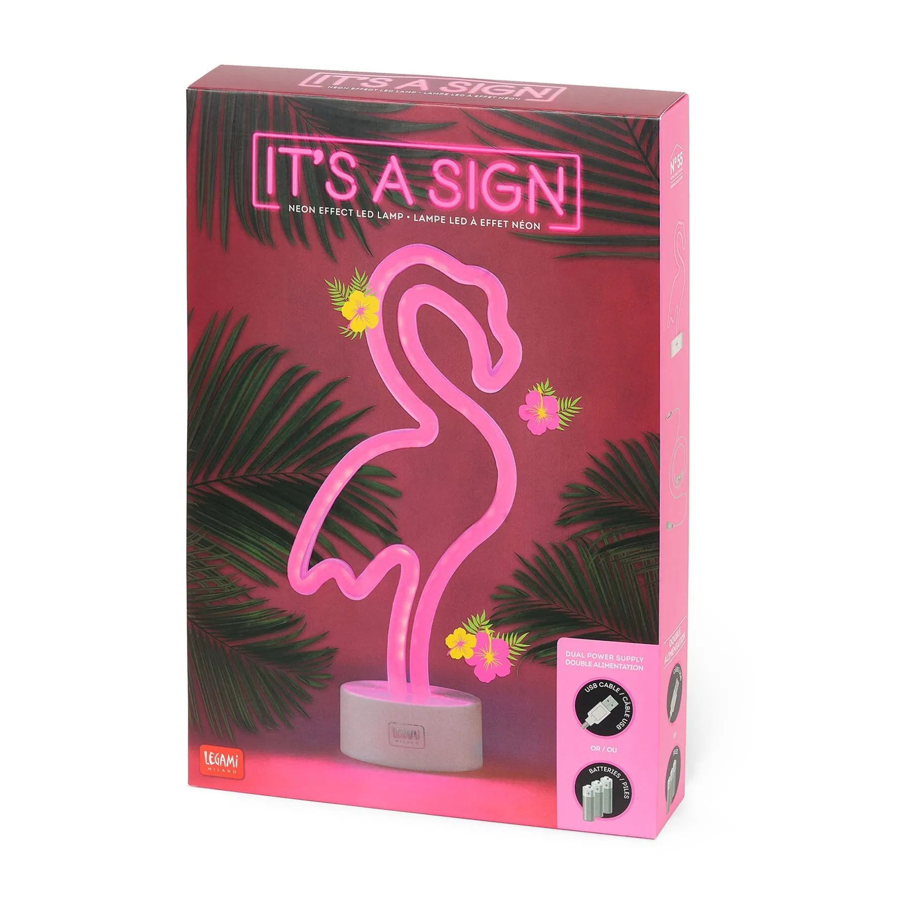 Legami Lampen|Deko-Leuchten*LED-Lampe mit Neoneffekt - It‘s a Sign