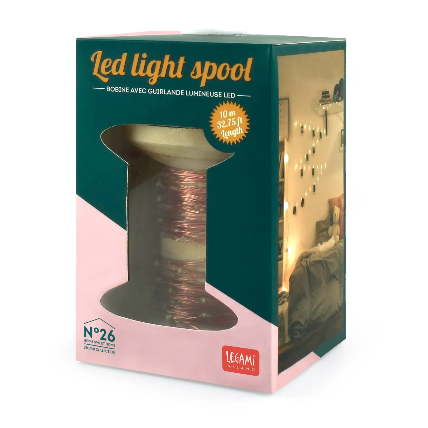 Legami Deko-Leuchten*LED-Lichterkette auf Spule