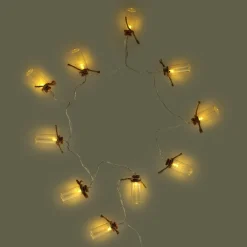 Legami Deko-Leuchten*LED-Lichterkette mit Glasgefäßen